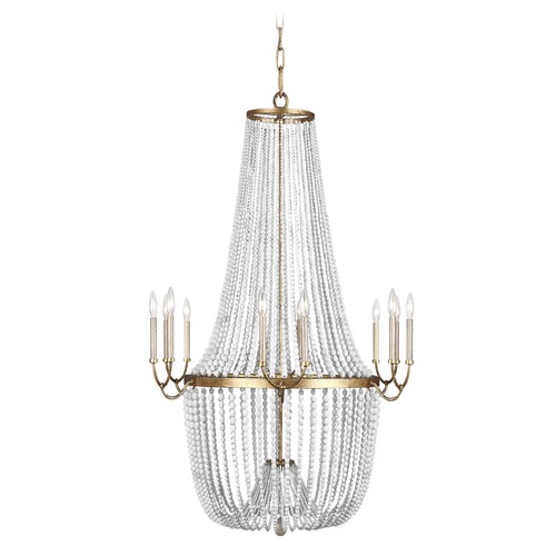 Generation Lighting Marielle Antique Gild Chandelier by Generation Lighting F3281/12ADB