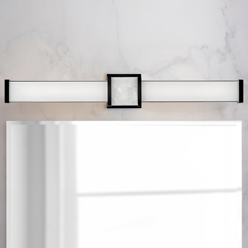 Pietra 24.75-Inch Black LED Bathroom Light 3000K by Hinkley Lighting