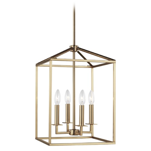 Generation Lighting Perryton Satin Brass Pendant by Generation Lighting 5215004-848