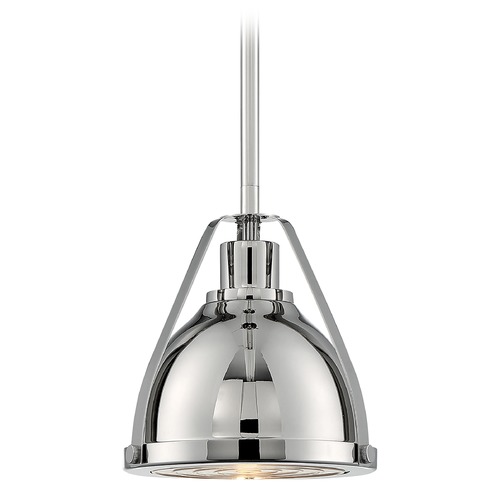 Satco Lighting Barbett Polished Nickel Mini-Pendant by Satco Lighting 60/7211