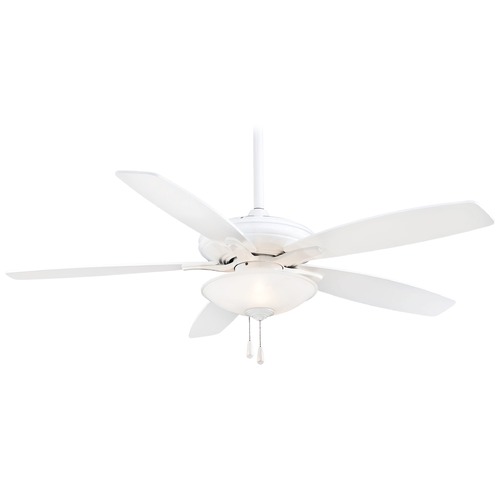 Minka Aire Mojo 52-Inch LED Fan in White by Minka Aire F522L-WH