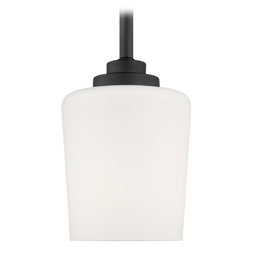 Windom Midnight Black Mini Pendant by Generation Lighting