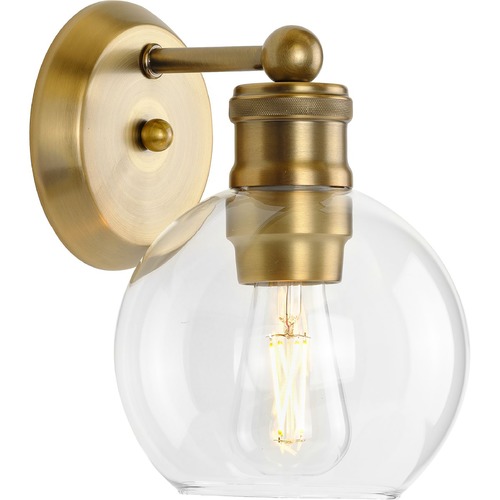 Hansford Bath Sconce in Vintage Brass by Progress Lighting