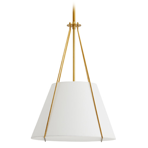 Heloise 18.5-Inch Pendant in Antique Brass by Arteriors Home