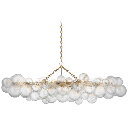 Julie Neill Talia Linear Chandelier in Gild by Visual Comfort Signature