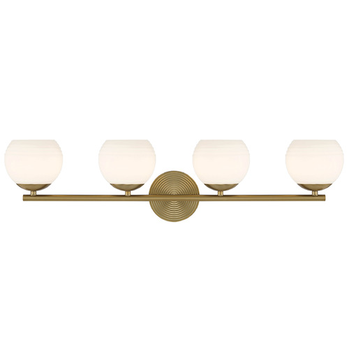 Designers Fountain Moon Breeze Brushed Gold Bathroom Light