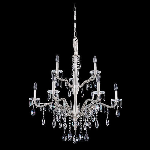 Allegri Crystal Orizzonte Polished Chrome LED Island Light