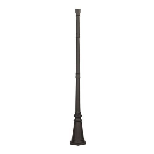 71-Inch Outdoor Aluminum Post in Black by Generation Lighting