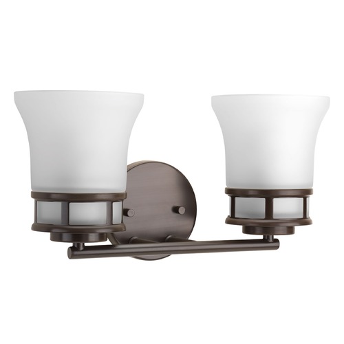 Cascadia Bathroom Light in Bronze by Progress Lighting