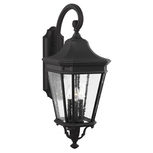 Generation Lighting Cotswold Lane Black Outdoor Wall Light by Generation Lighting OL5424BK