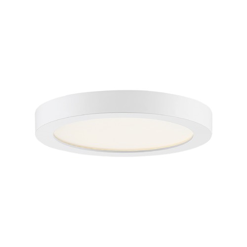 Quoizel Lighting Outskirts 7.50-Inch LED Flush Mount in White Lustre by Quoizel Lighting OST1708W