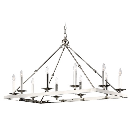 Hudson Valley Lighting Allendale Polished Nickel Chandelier by Hudson Valley Lighting 3244-PN