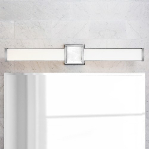 Hinkley Pietra 24.75-Inch Chrome LED Bathroom Light 3000K by Hinkley Lighting 51582CM