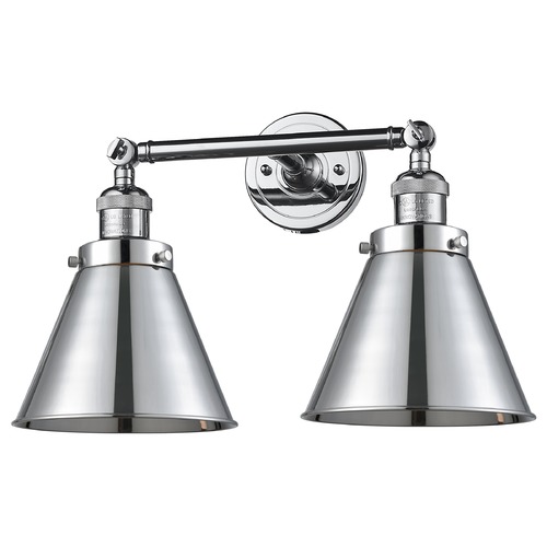 Innovations Lighting Innovations Lighting Appalachian Polished Chrome Bathroom Light 208-PC-M13-PC