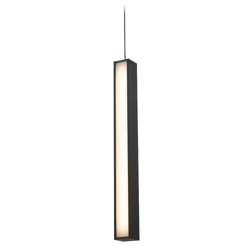 Modern Forms by WAC Lighting Chaos Black LED Mini Pendant by Modern Forms PD-64820-BK