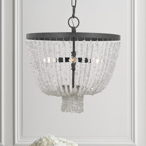 Visual Comfort Studio Collection Alexa Hampton 19-Inch Leon Weathered Zinc Chandelier by Visual Comfort Studio AC1055DWZ