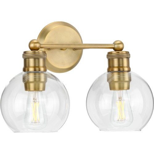 Progress Lighting Hansford 15.50-Inch Bath Light in Vintage Brass by Progress Lighting P300050-163