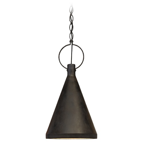 Suzanne Kasler Limoges Tall Pendant in Natural Rust by Visual Comfort Signature