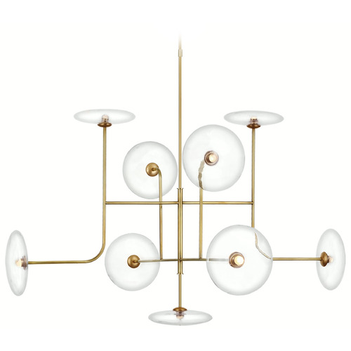 Ian K. Fowler Calvino XL Arched Chandelier in Brass by Visual Comfort