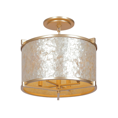 Sommers Bend Convertible Semi-Flush in Gold by Metropolitan Lighting