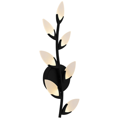 Quoizel Lighting Flores Matte Black LED Sconce