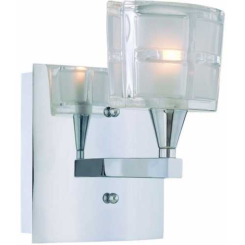 Lite Source Lighting Iskyla Chrome Sconce by Lite Source Lighting LS-16981C/CLR