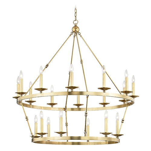 Hudson Valley Lighting Allendale Aged Brass Chandelier by Hudson Valley Lighting 3247-AGB