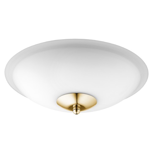 Aged Brass LED Fan Light Kit by Quorum Lighting