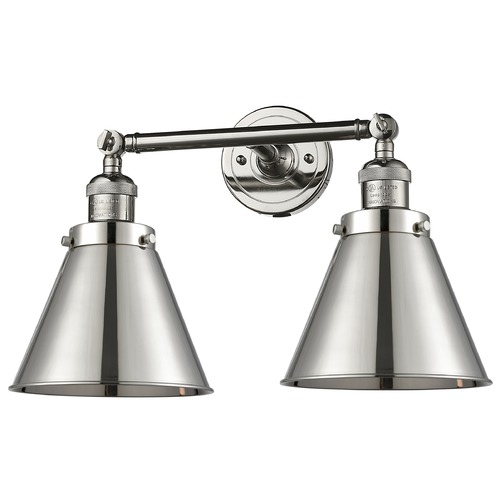 Innovations Lighting Innovations Lighting Appalachian Polished Nickel Bathroom Light 208-PN-M13-PN