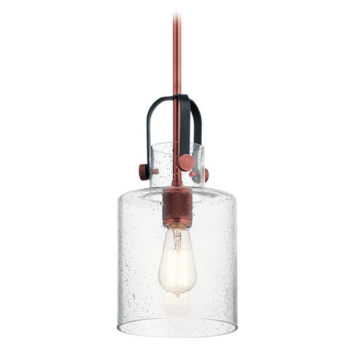 Kichler Lighting Kitner Antique Copper Pendant by Kichler Lighting 52035ACO