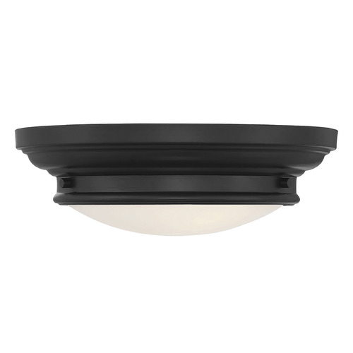 Meridian 2-Light Flush Mount in Matte Black by Meridian M60063MBK