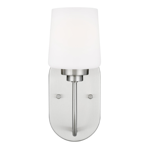 Generation Lighting Windom Brushed Nickel Sconce by Generation Lighting 4102801-962