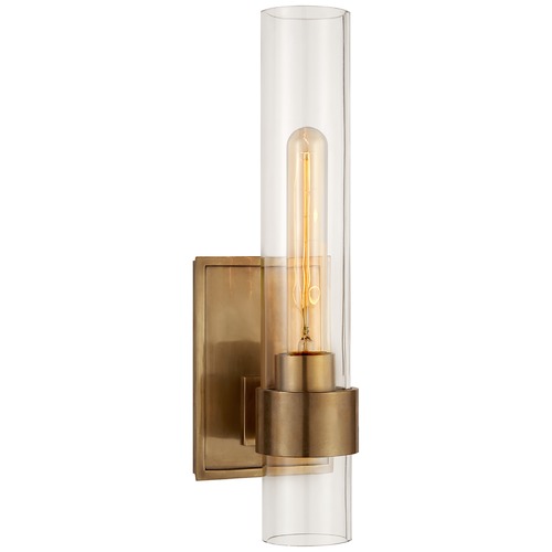 Visual Comfort Signature Collection Ian K. Fowler Presidio Petite Sconce in Brass by Visual Comfort Signature S2165HABCG