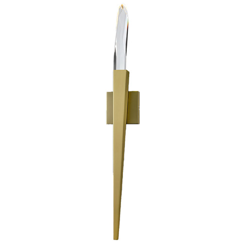 Aspen Collection LED Wall Sconce in Brushed Brass by Avenue Lighting