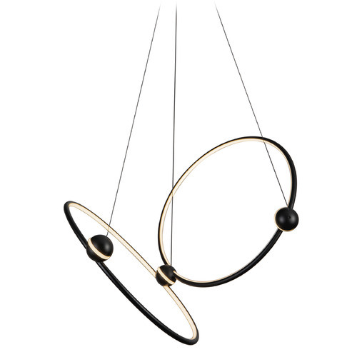 Kuzco Lighting Isho Black LED Chandelier