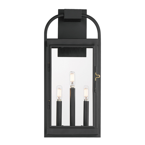 Bonham 21-Inch Outdoor Wall Light in Black by Maxim Lighting