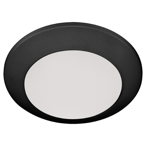 Quorum Lighting Matte Black LED Close To Ceiling Light