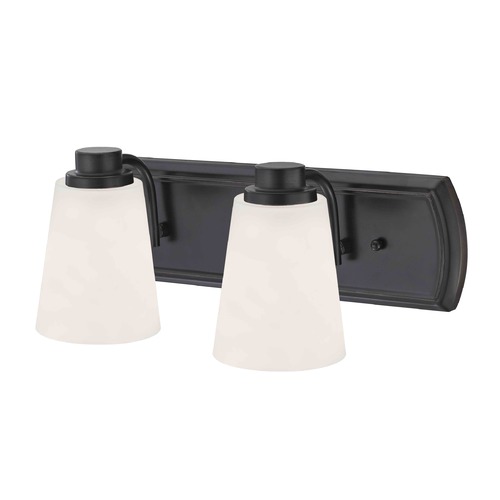 2-Light Bath Bar in Bronze