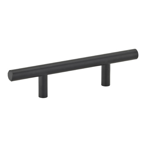 Black Cabinet Pull 3-Inch Center to Center Pack of 10