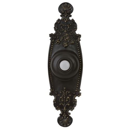 Craftmade Lighting Designer Surface Mount LED Doorbell Button in Antique Bronze by Craftmade Lighting PB3035-AZ