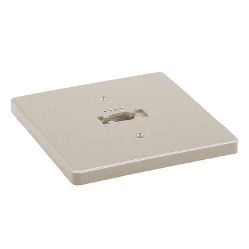 Brushed Nickel H Track Square Monopoint Canopy by WAC Lighting