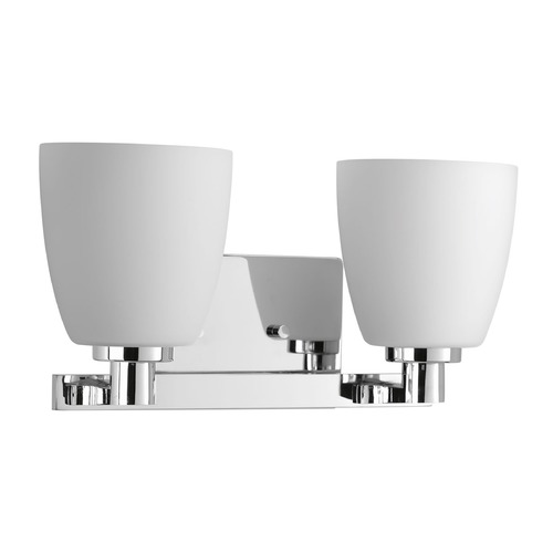 Progress Lighting Fleet Polished Chrome Bathroom Light by Progress Lighting P2166-15