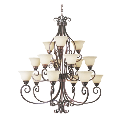 Maxim Lighting Manor Oil Rubbed Bronze Chandelier by Maxim Lighting 12209FIOI