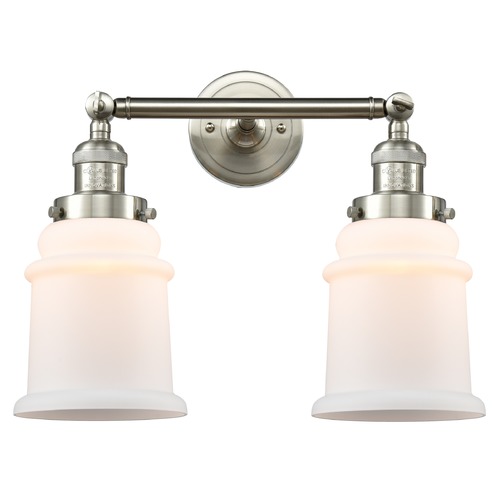 Canton Brushed Satin Nickel Bathroom Light by Innovations Lighting