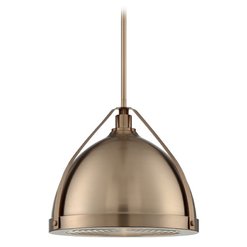 Satco Lighting Barbett Burnished Brass Pendant by Satco Lighting 60/7203