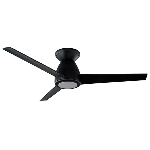 Modern Forms by WAC Lighting Tip-Top 44-Inch LED Outdoor Hugger Fan in Matte Black 3500K by Modern Forms FH-W2004-44L-35-MB