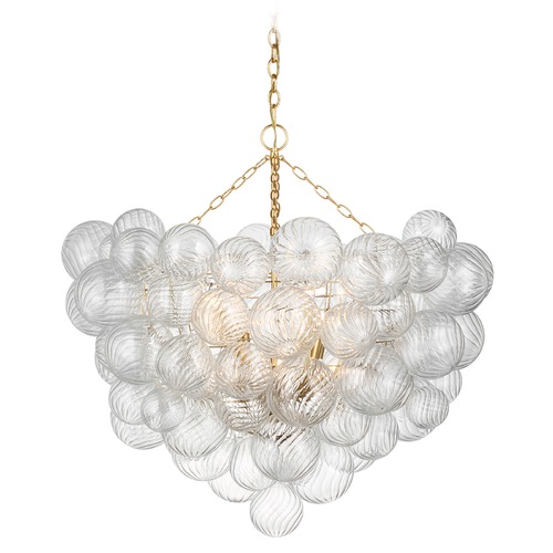 Visual Comfort Signature Collection Julie Neill Talia Grande Chandelier in Gild by Visual Comfort Signature JN5113GCG