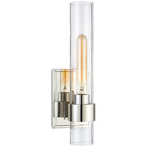 Visual Comfort Signature Collection Ian K. Fowler Presidio Petite Sconce in Nickel by Visual Comfort Signature S2165PNCG