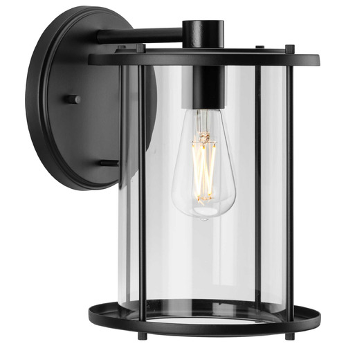 Progress Lighting Endicott 1-Light Matte Black Outdoor Wall Sconce