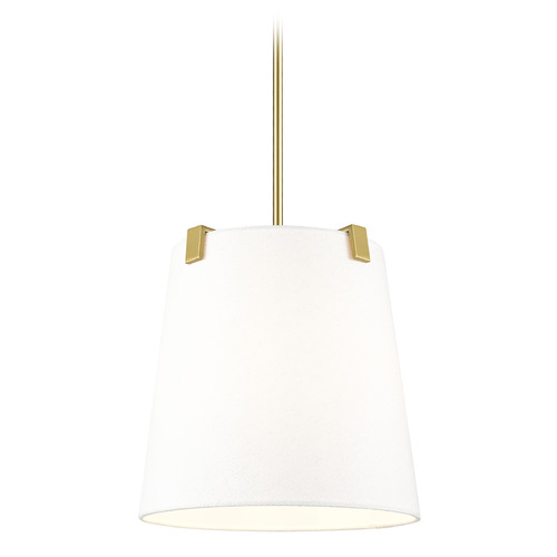 Z-Lite Weston Modern Gold Pendant Light with Empire Shade
